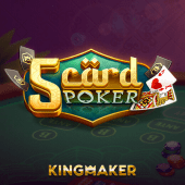 5 Card Poker table at GCash Games